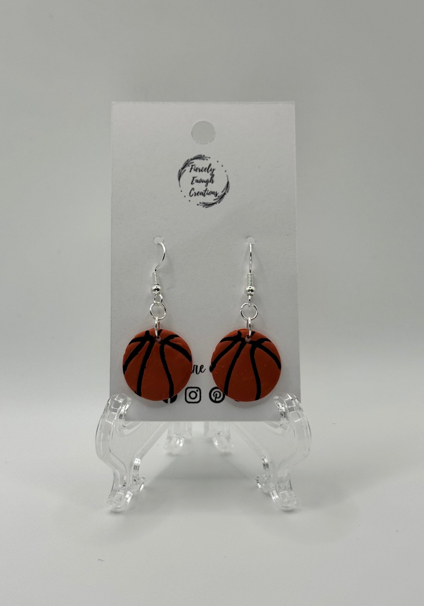 Basketball Earrings