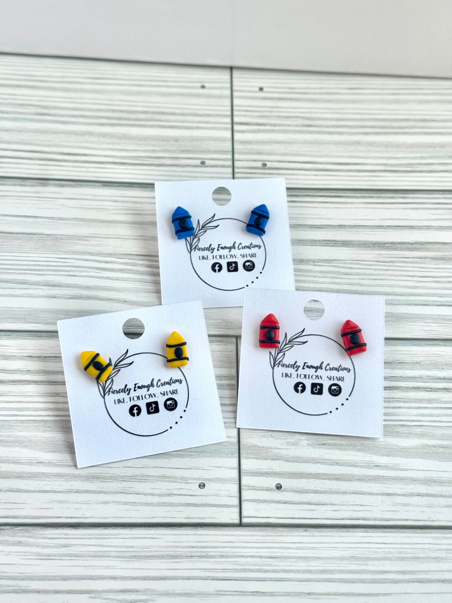 Crayon Earrings