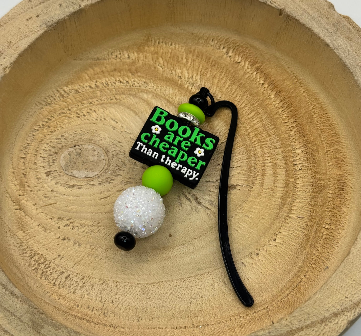 Books are Cheaper than Therapy Bookmark