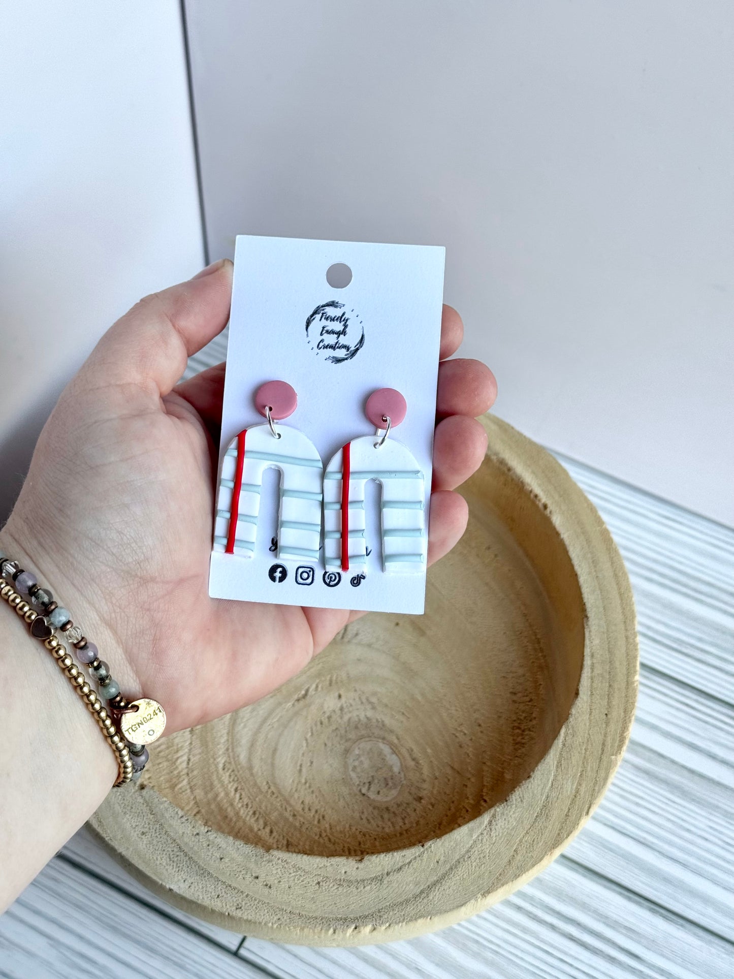 Notebook Paper earrings