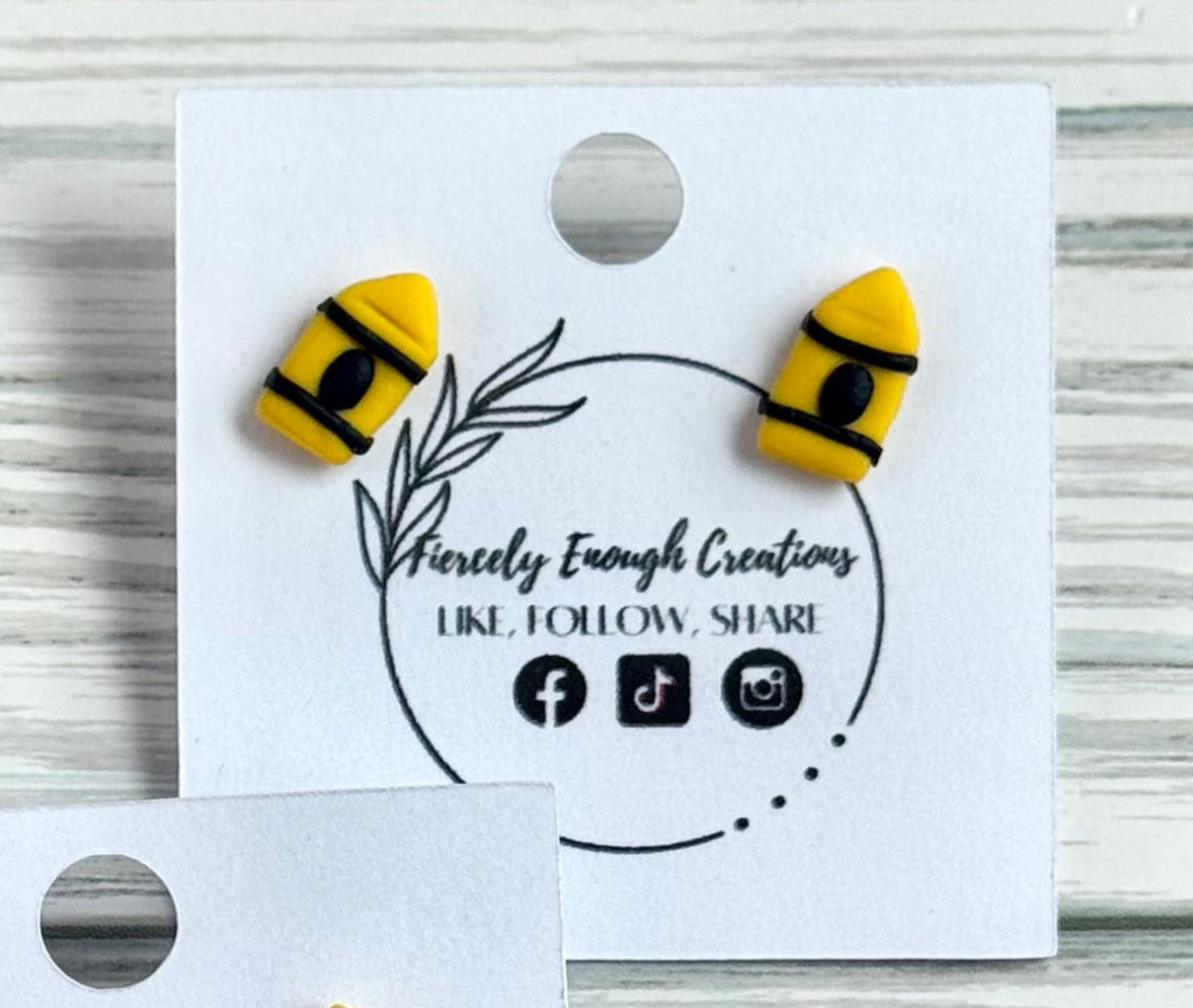Crayon Earrings