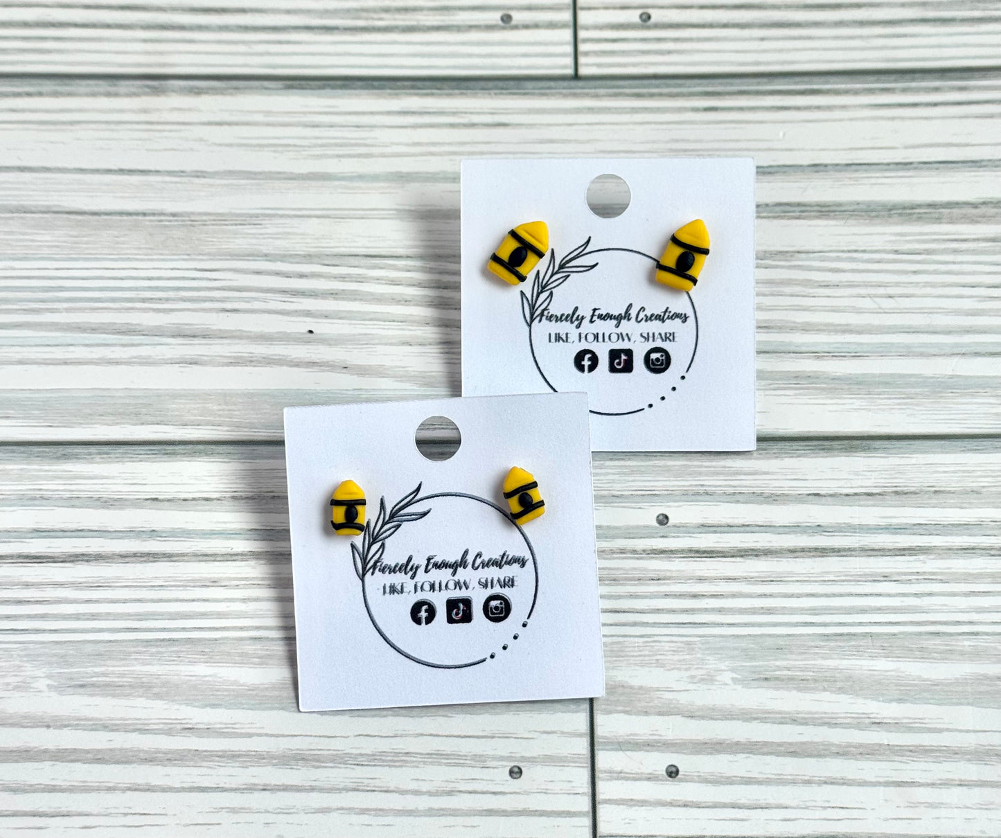 Mini Crayon Earrings