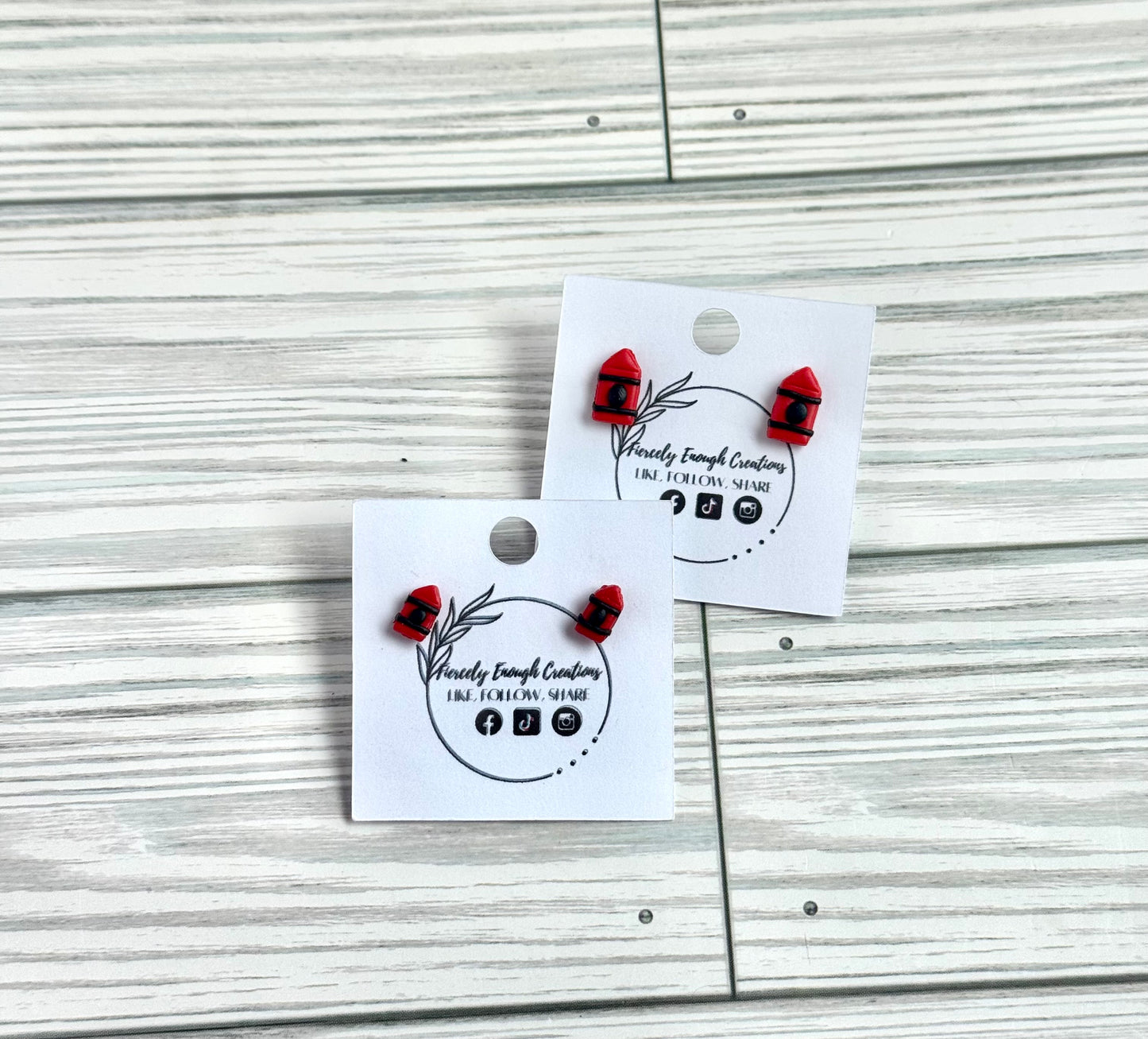 Mini Crayon Earrings
