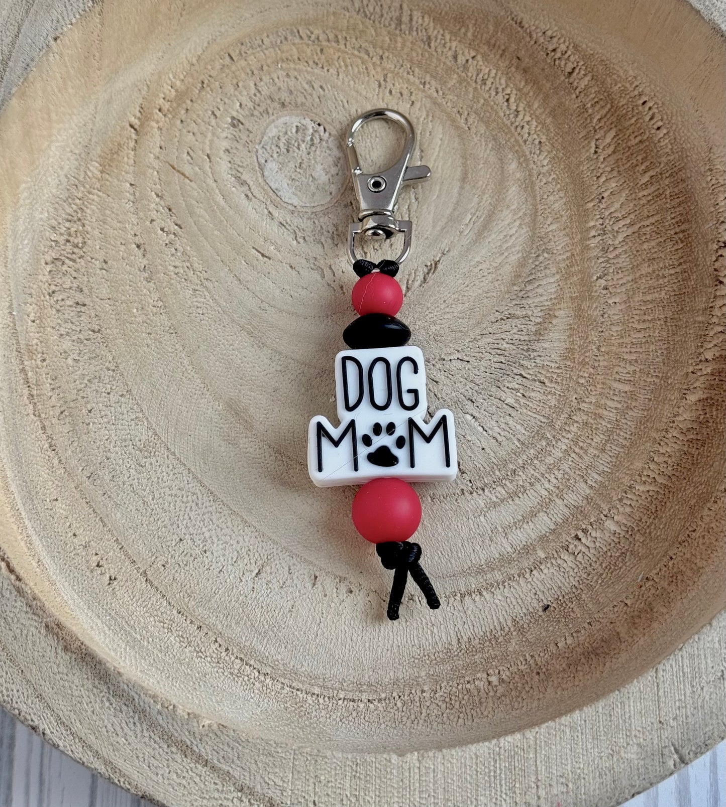 Dog Mom Keychain