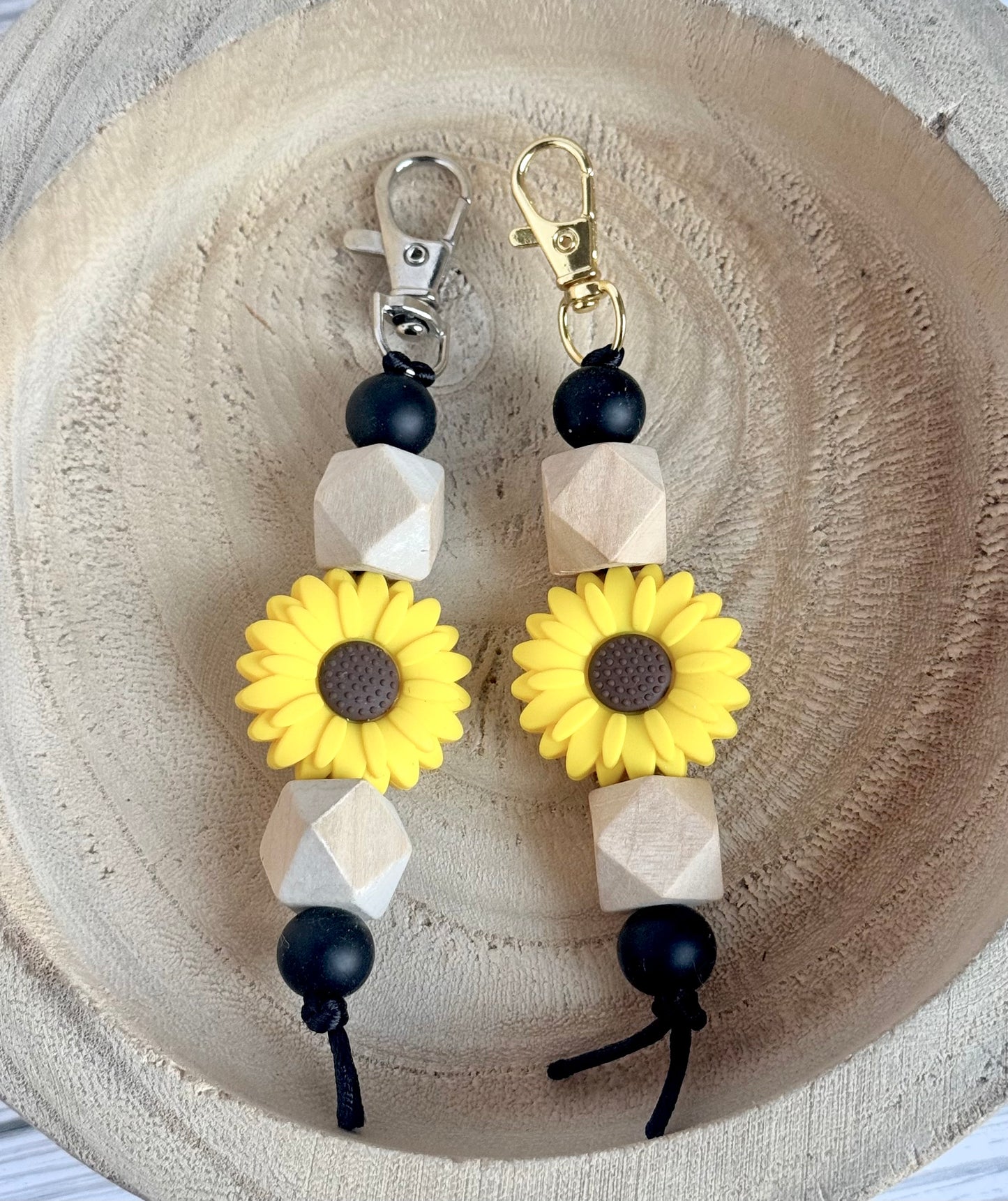 Sunflower Keychain