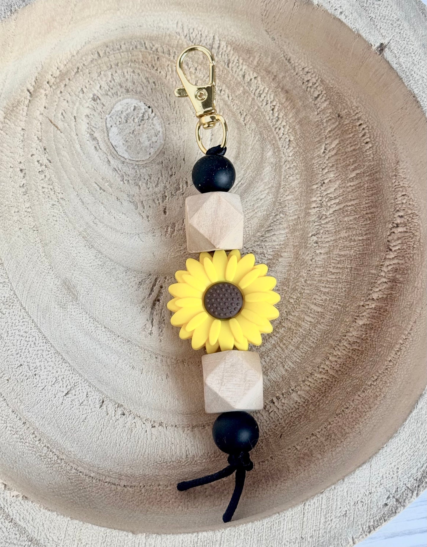 Sunflower Keychain