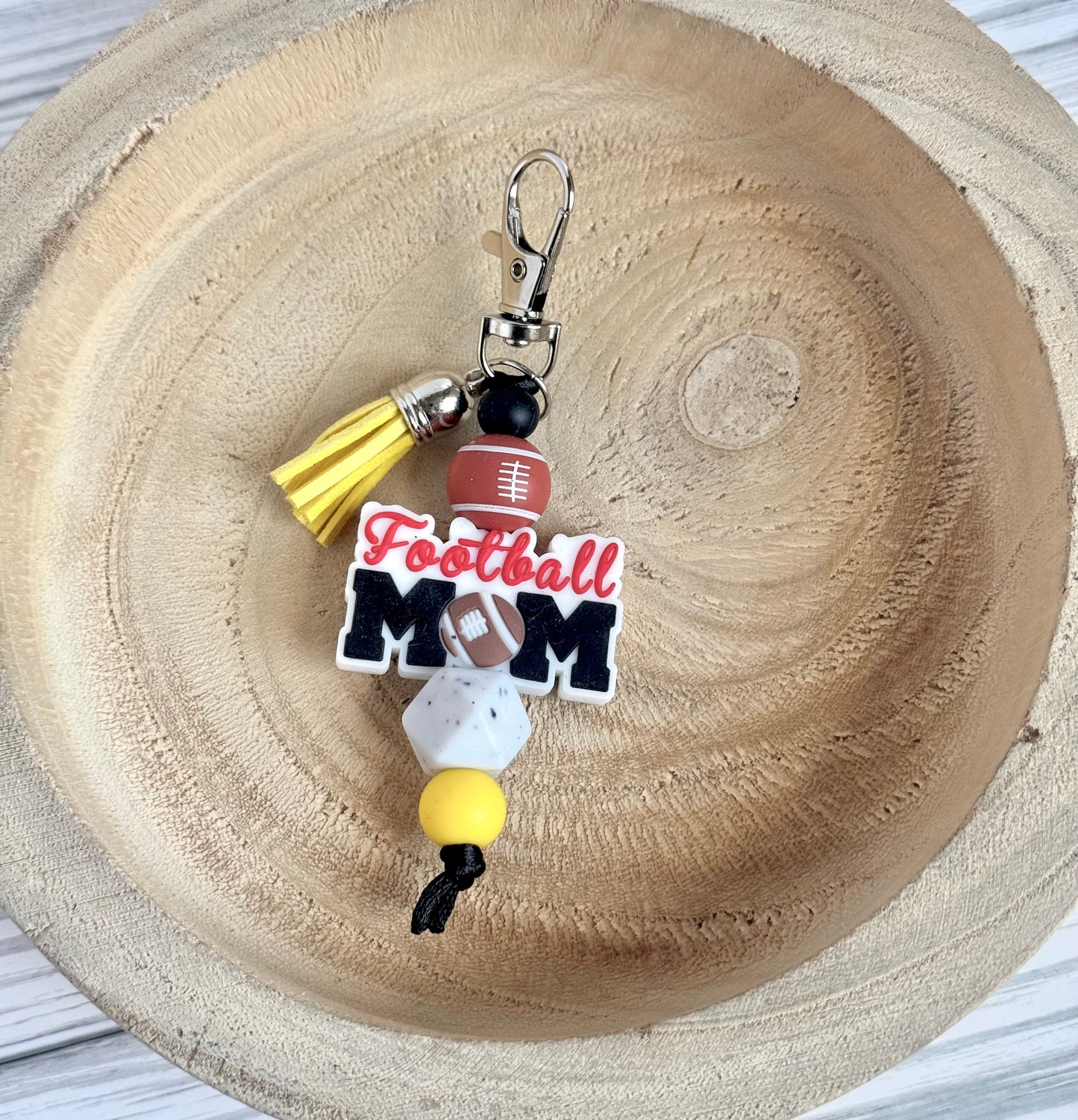 Football Mom Keychain