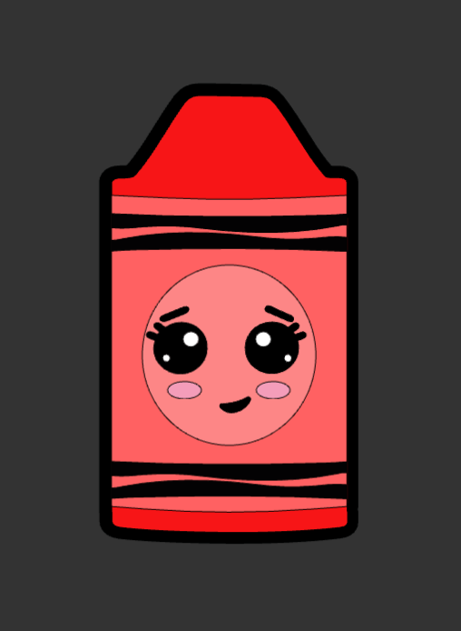 Crayon Badge Cover