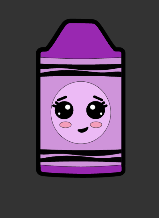 Crayon Badge Cover