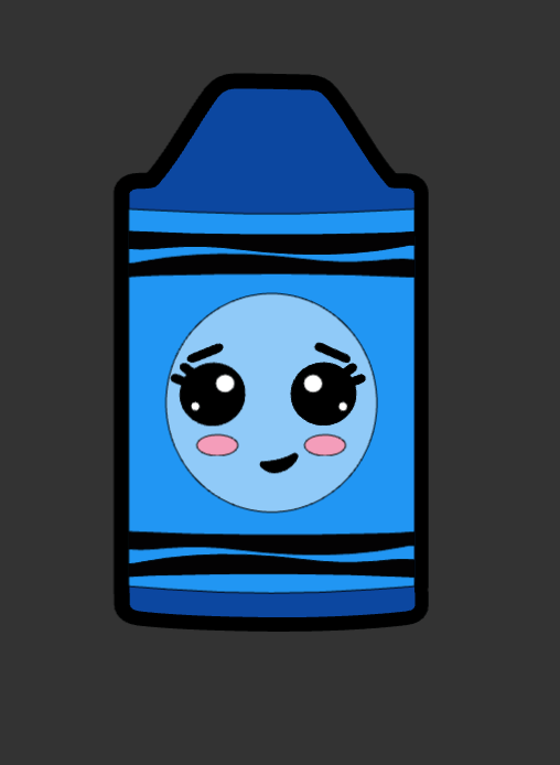 Crayon Badge Cover