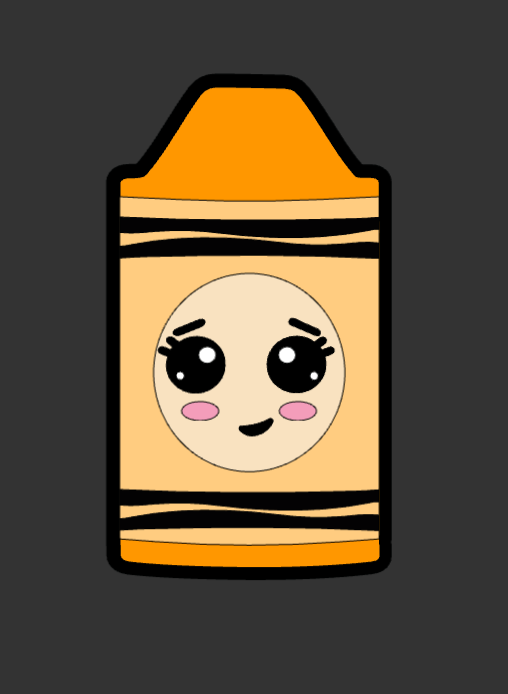 Crayon Badge Cover