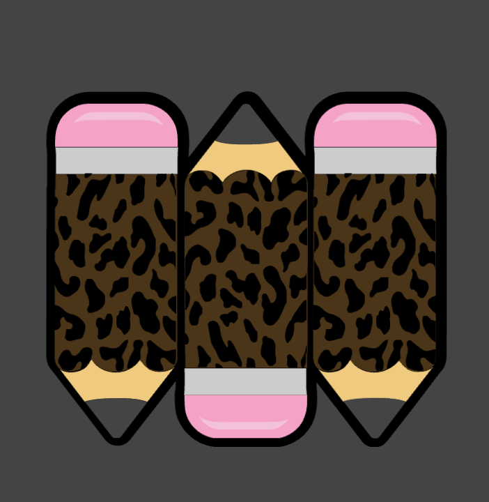 Tripple Pencil Badge Cover