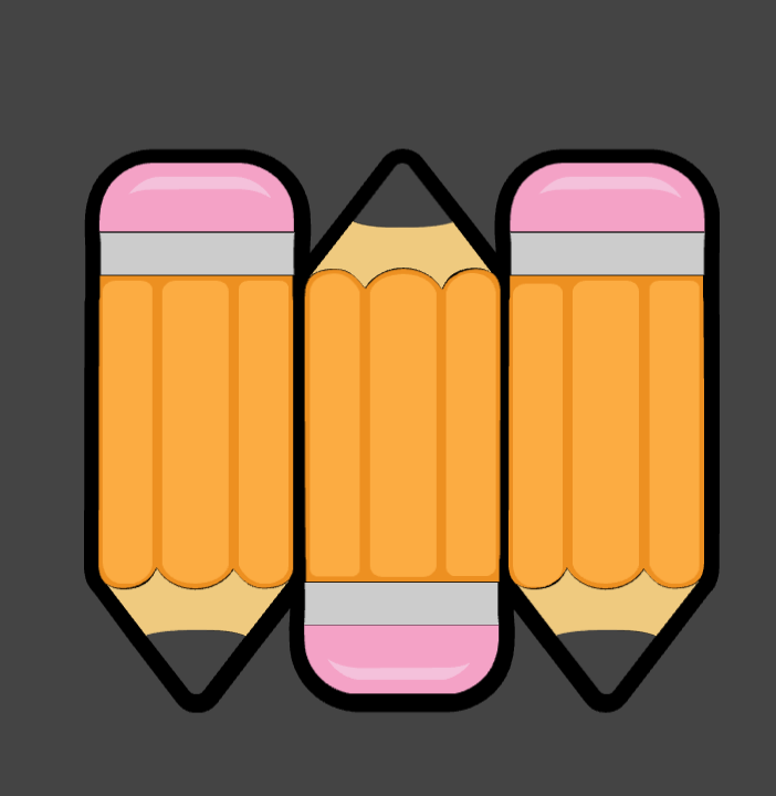 Tripple Pencil Badge Cover