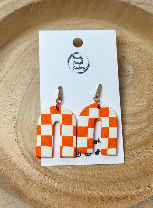 Orange and White