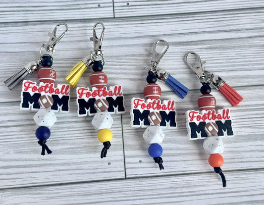 Football Mom Keychain