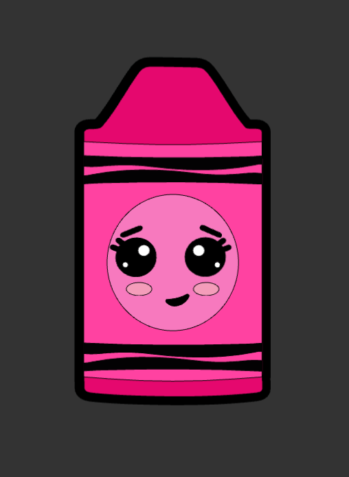 Crayon Badge Cover